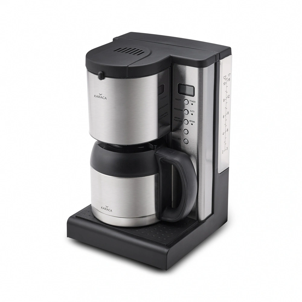 Karaca Coffee Art Aroma Zamanlayıcılı ve Çelik Termos Karaflı Filtre Kahve Makinesi 1,35L görseli 9
