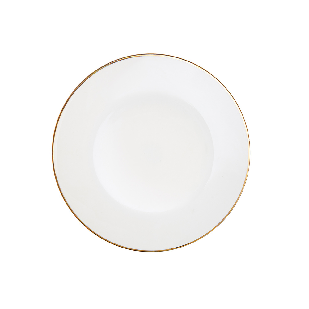 Karaca Elegance Bone Alicia 24 Parça 6 Kişilik Yemek Takımı Gold görseli 11