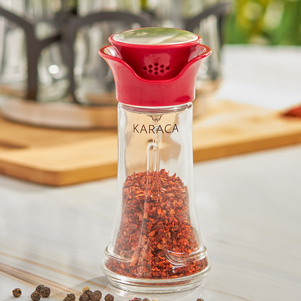Karaca Nori Round 7 Parça Baharat Takımı Red görseli 3