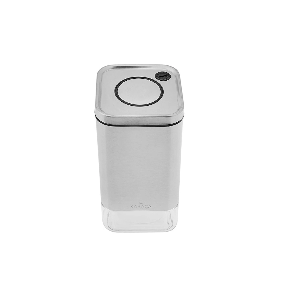 Karaca Avangart Inox Vakumlu Cam Saklama Kabı - M görseli 6