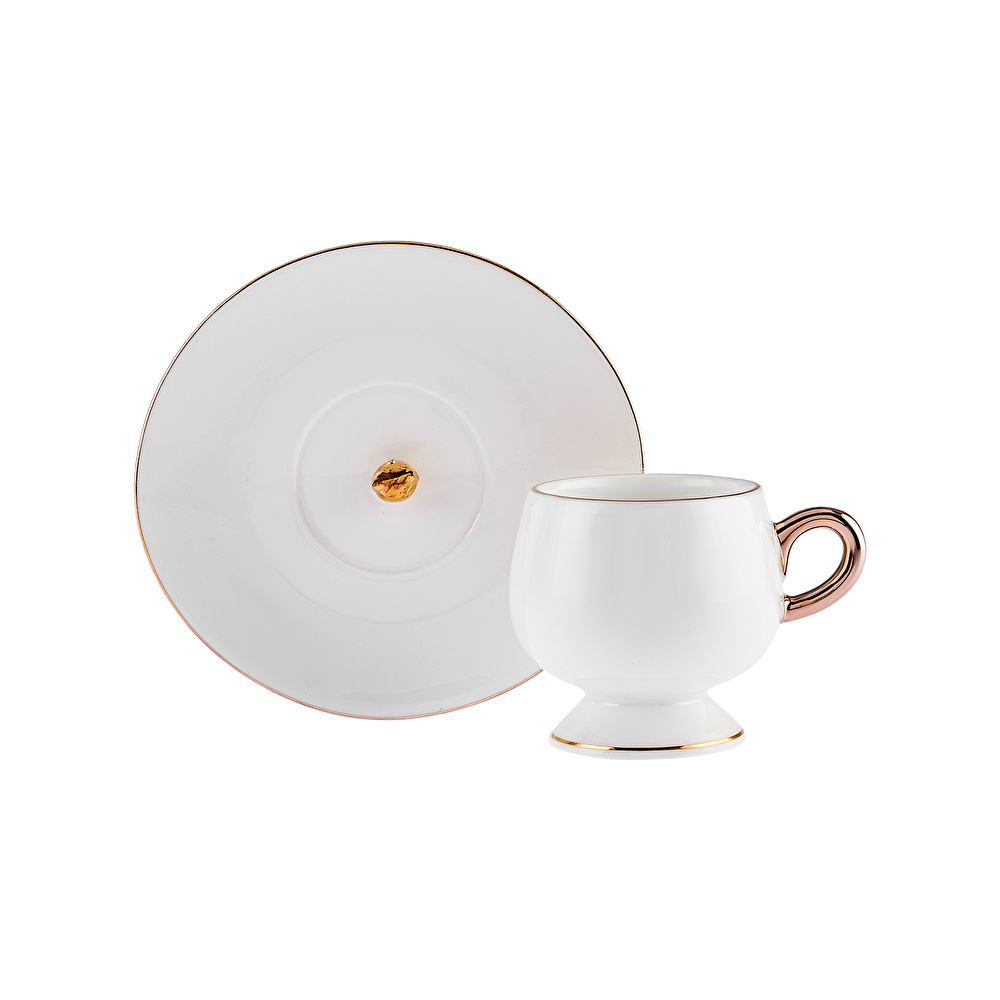 Karaca Hidden Owl Stoneware 2 Kişilik Kahve Fincan Takımı 80 ml görseli 6