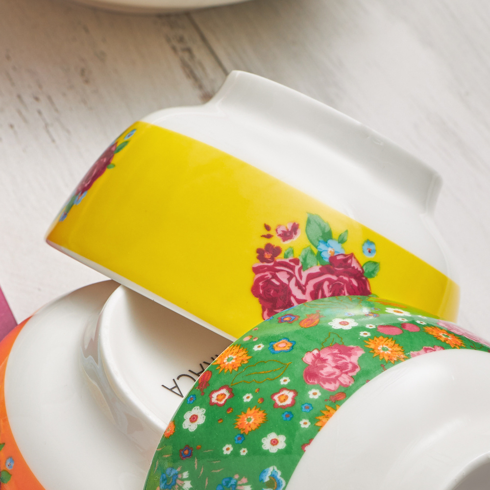 Karaca Flores Sarı Çerezlik 11 cm görseli 4
