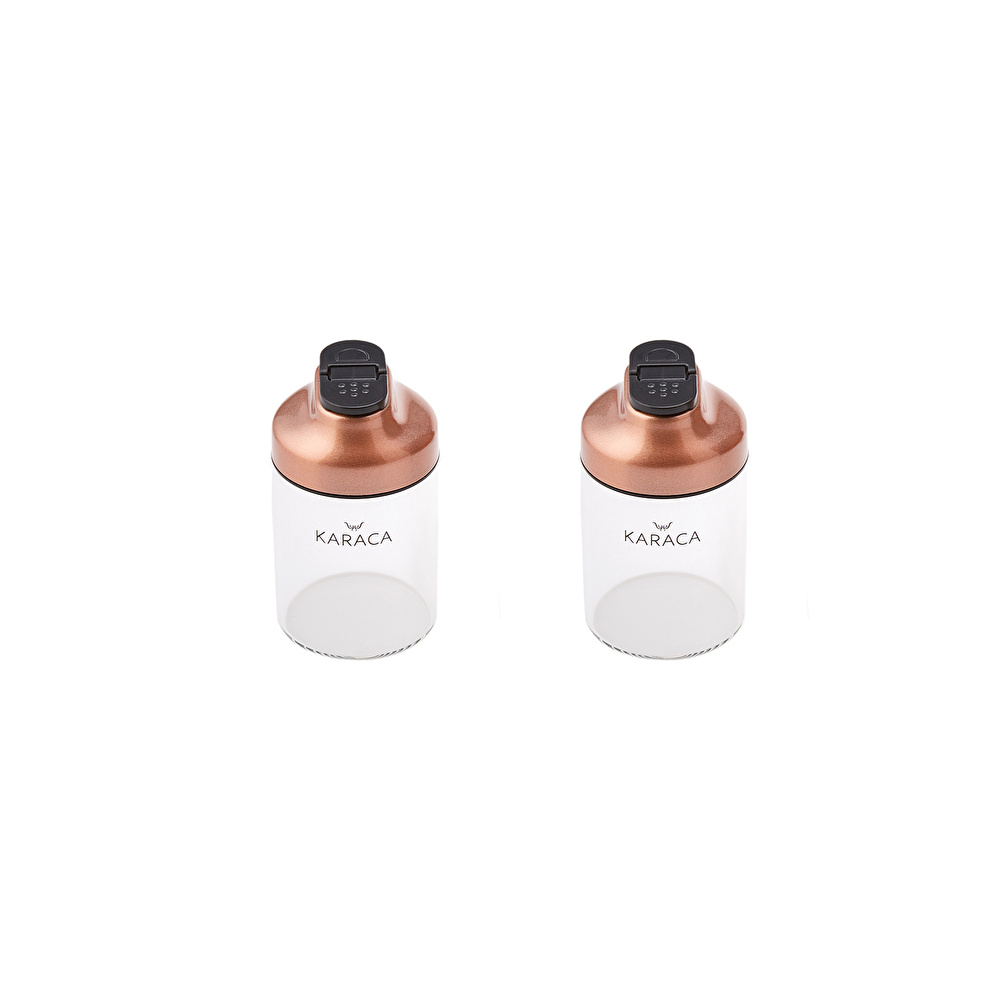 Karaca Dimple Copper Tuzluk ve Biberlik 150 ml görseli 1