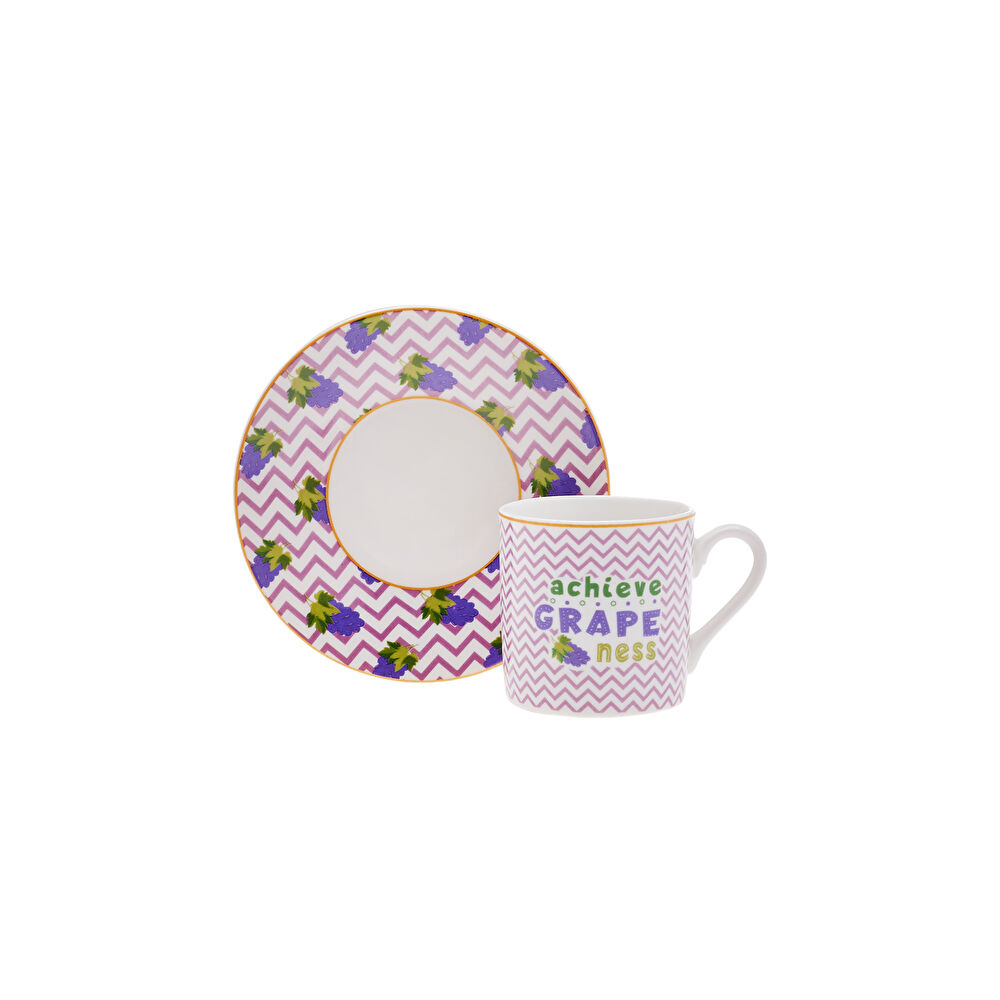 Karaca Fruitee 6 Kişilik Kahve Fincan Takımı 90 ml thumbnail 5