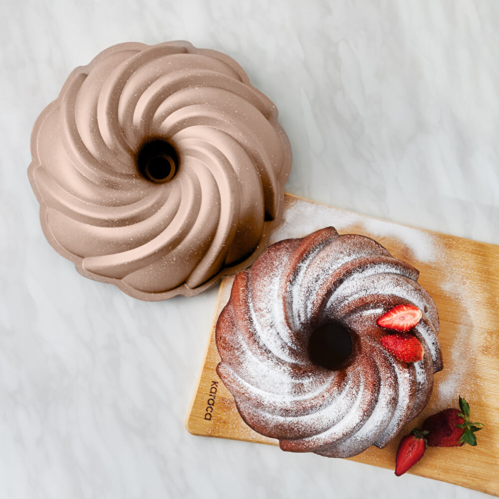 Karaca Cake Pro Pare Rosegold Döküm Kek Kalıbı thumbnail 2