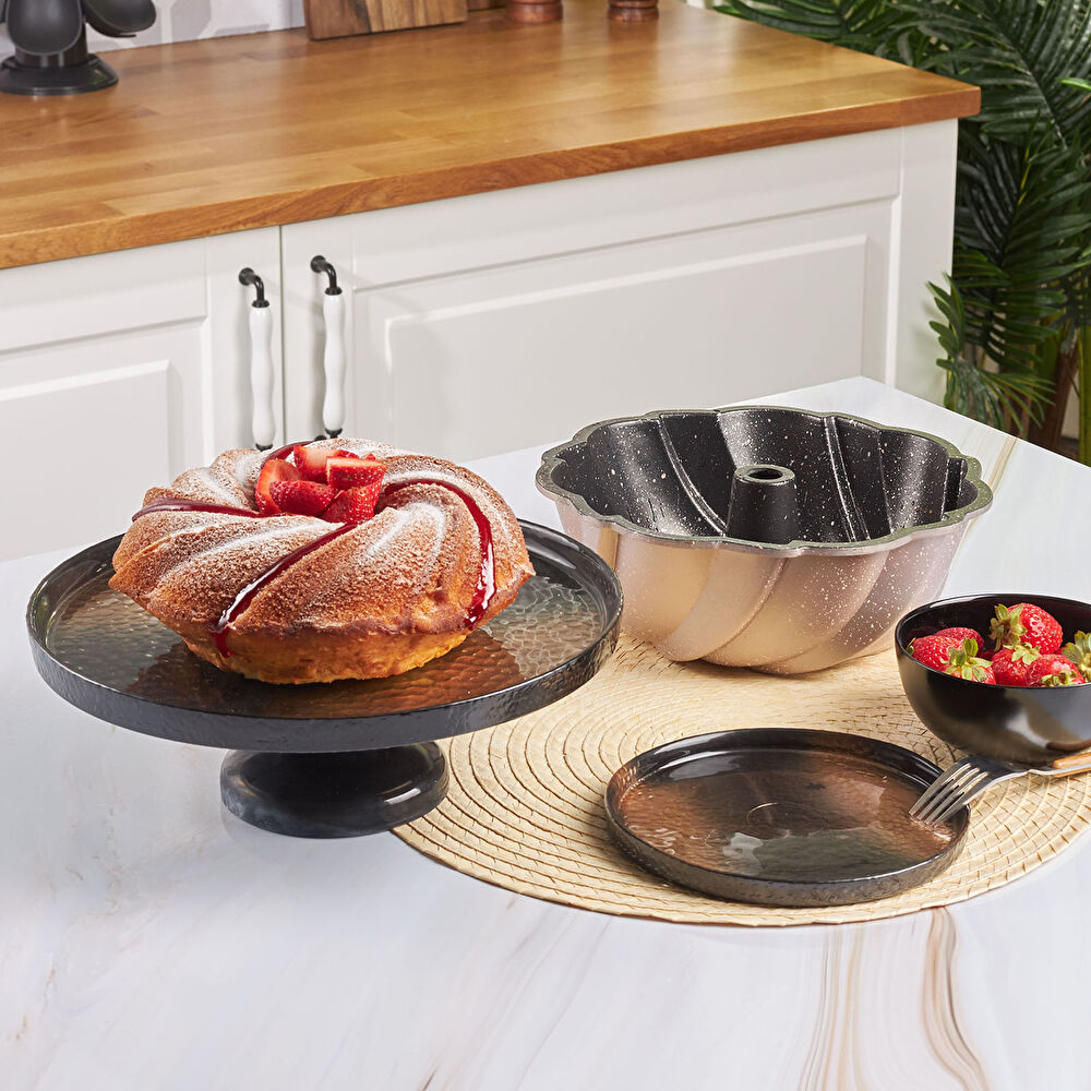 Karaca Cake Pro Pare Rosegold Döküm Kek Kalıbı thumbnail 7