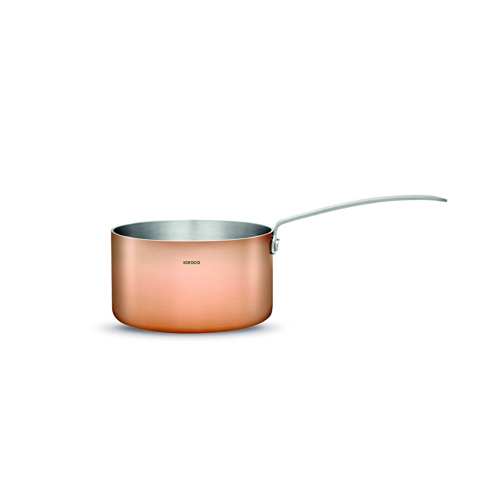 Karaca Powersteel 3Ply 316+ İndüksiyon Tabanlı Çelik Sütlük/Sosluk Copper görseli 2