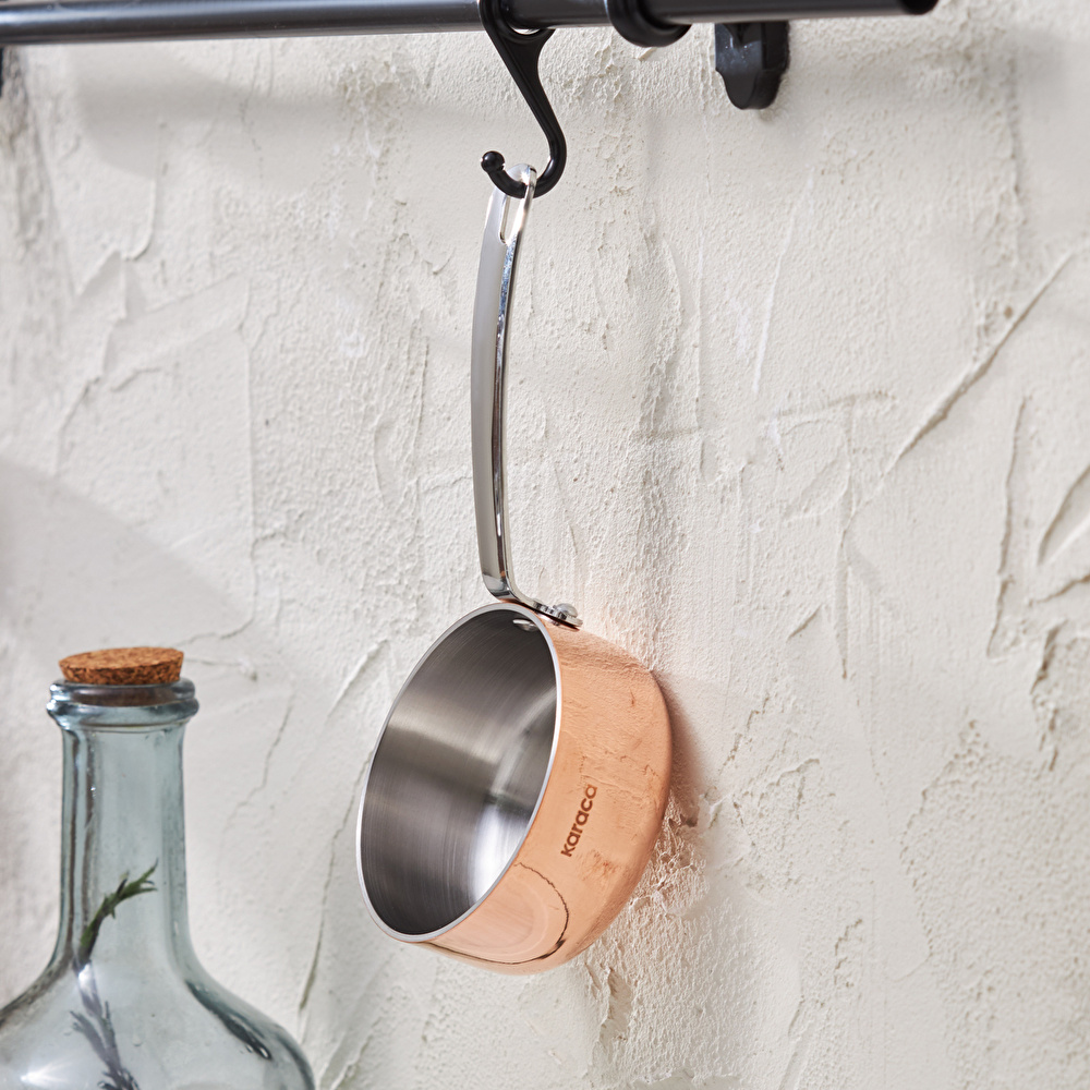 Karaca Powersteel 3Ply 316+ Çelik Mini Sütlük/Sosluk 10 Cm Copper görseli 3