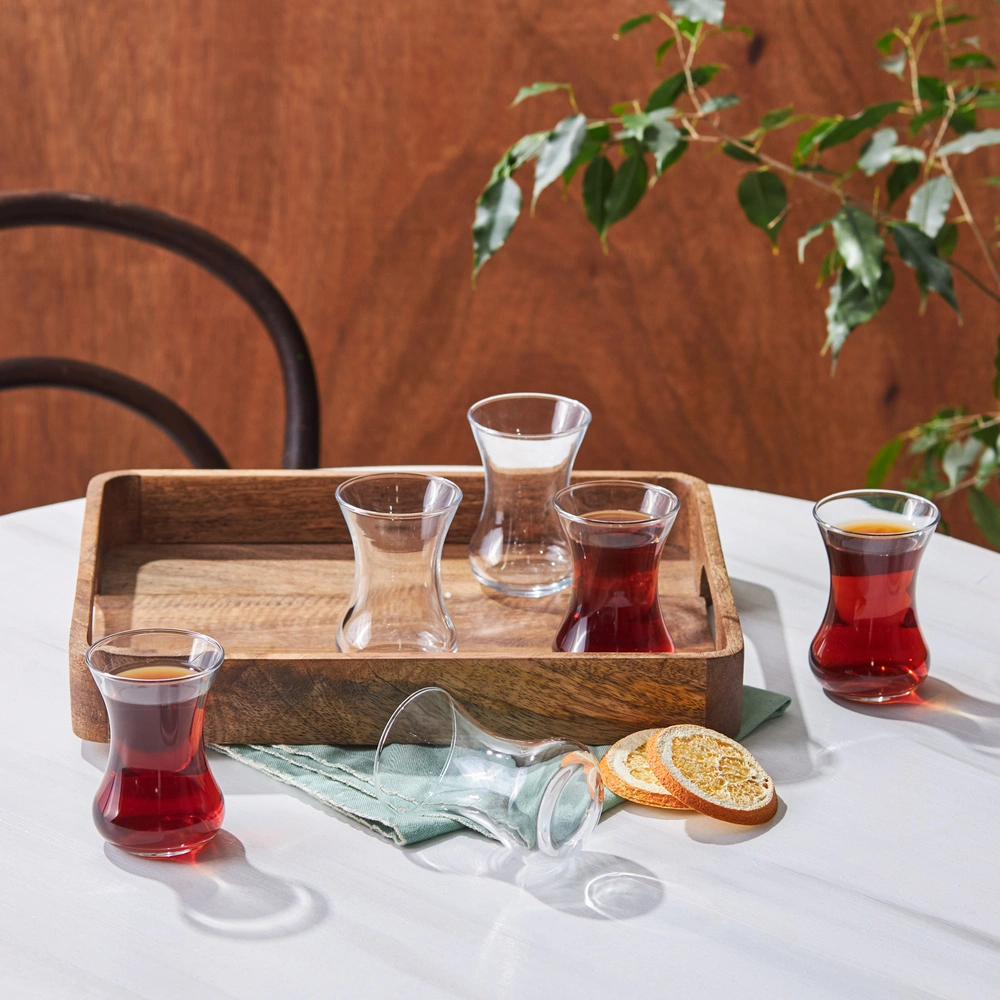 Karaca Vefa 6lı Çay Bardağı Seti 130 Ml görseli 1