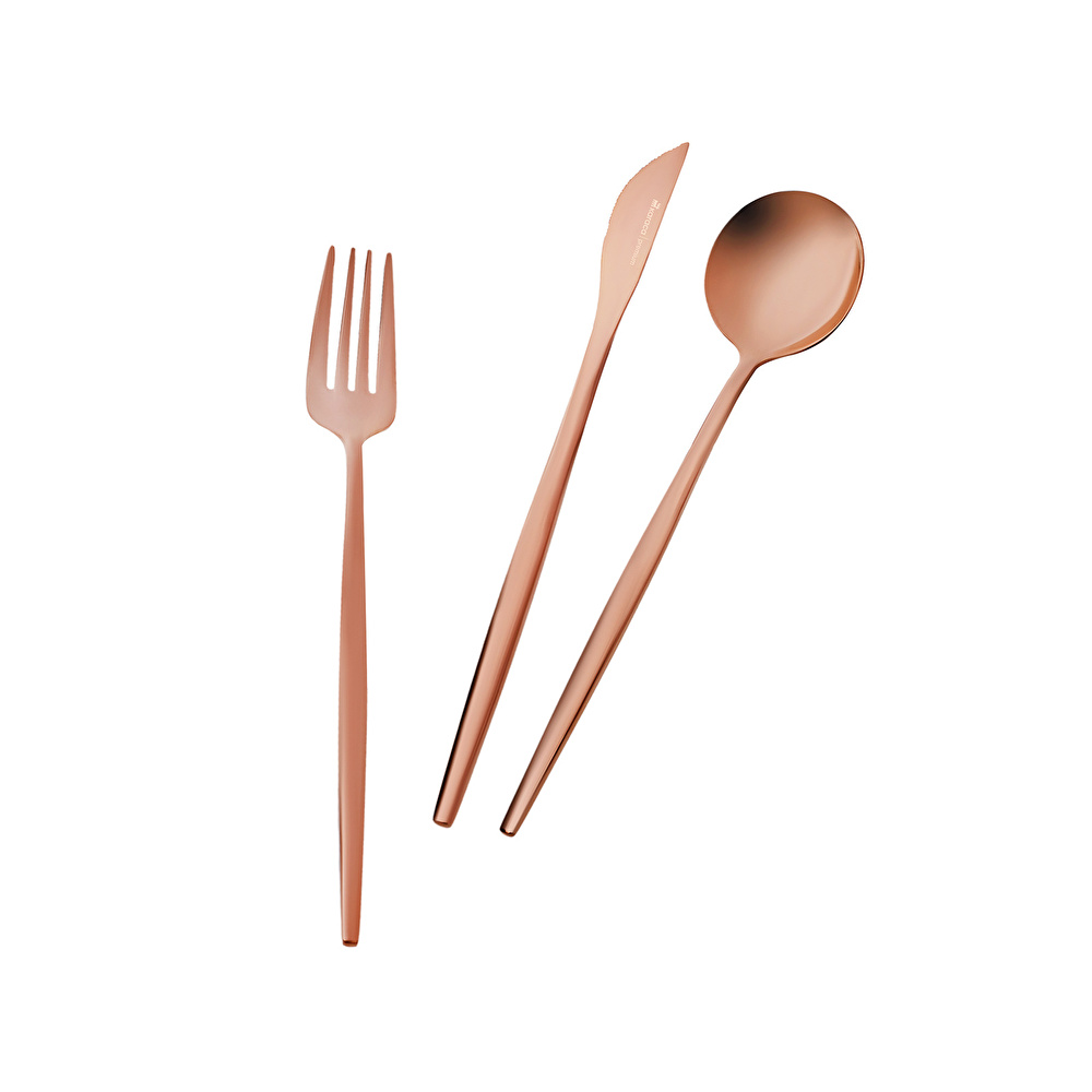 Karaca Orion Rosegold 6 Kişilik 30 Parça Çatal Kaşık Bıçak Takımı   görseli 8