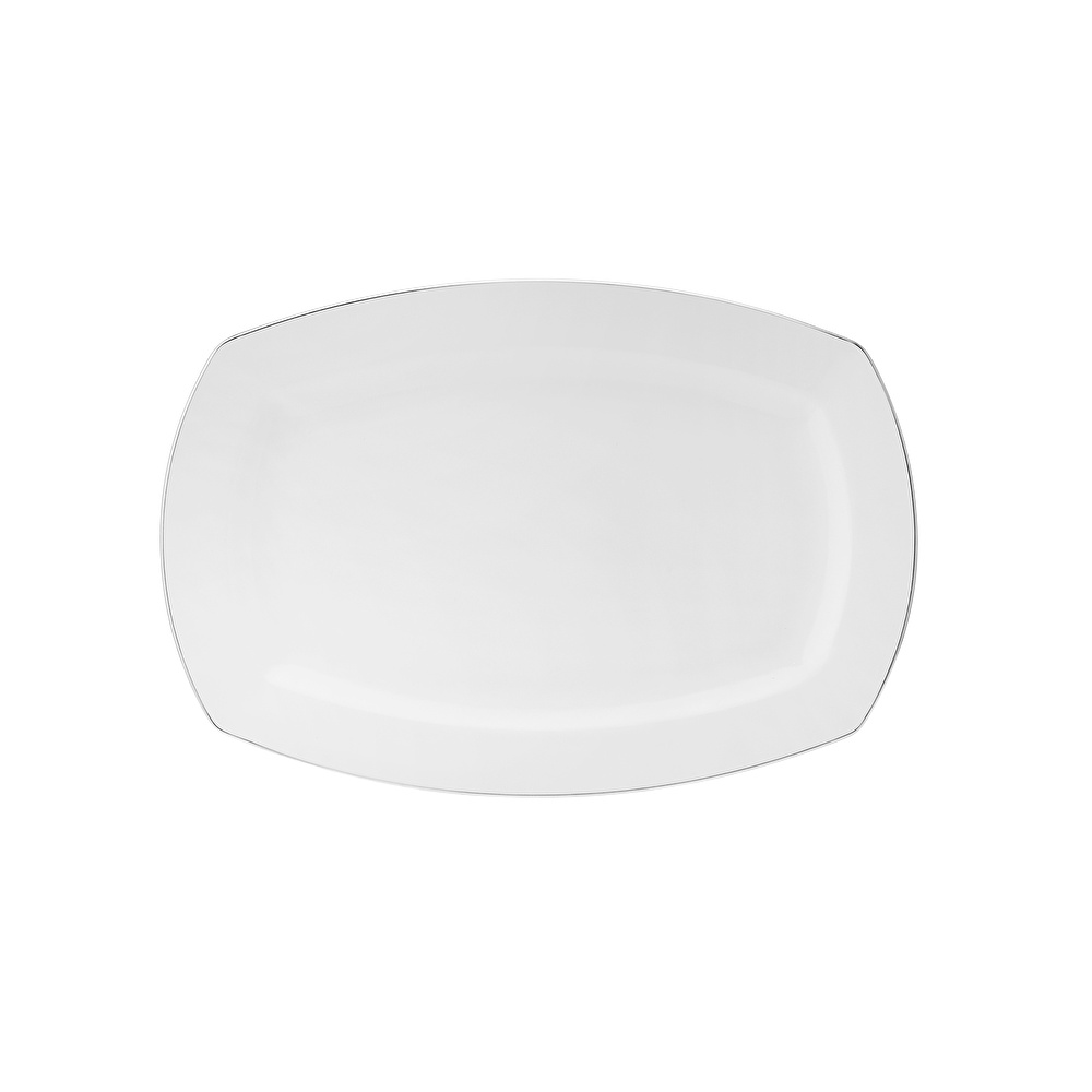 Karaca Chiara Fine Cream  60 Parça 12 Kişilik Porselen Yemek Takımı Platin görseli 7