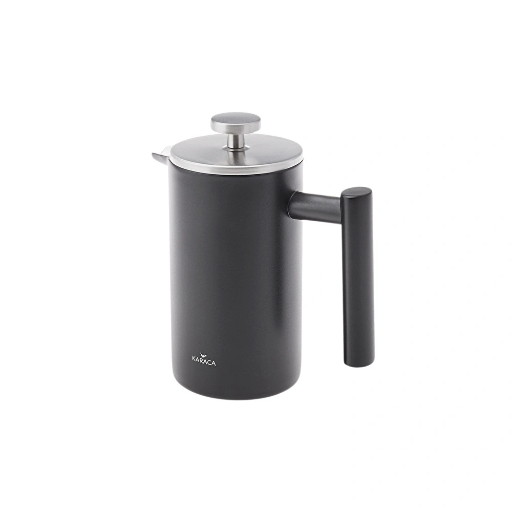 Karaca Çift Cidarlı Mat Siyah French Press 1000 ml görseli 3