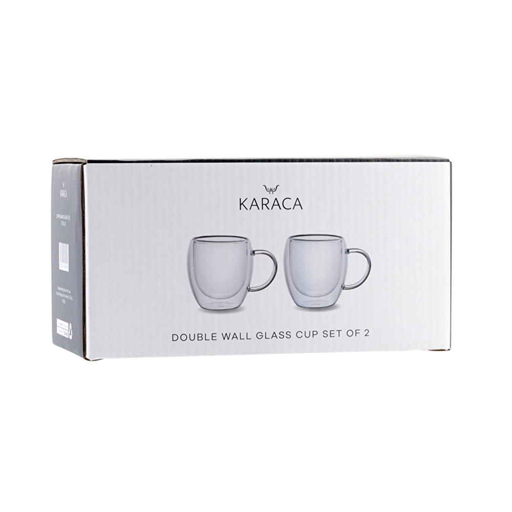 Karaca Çift Cidarlı Borosilikat 2'li Bardak Seti 150 ml görseli 9