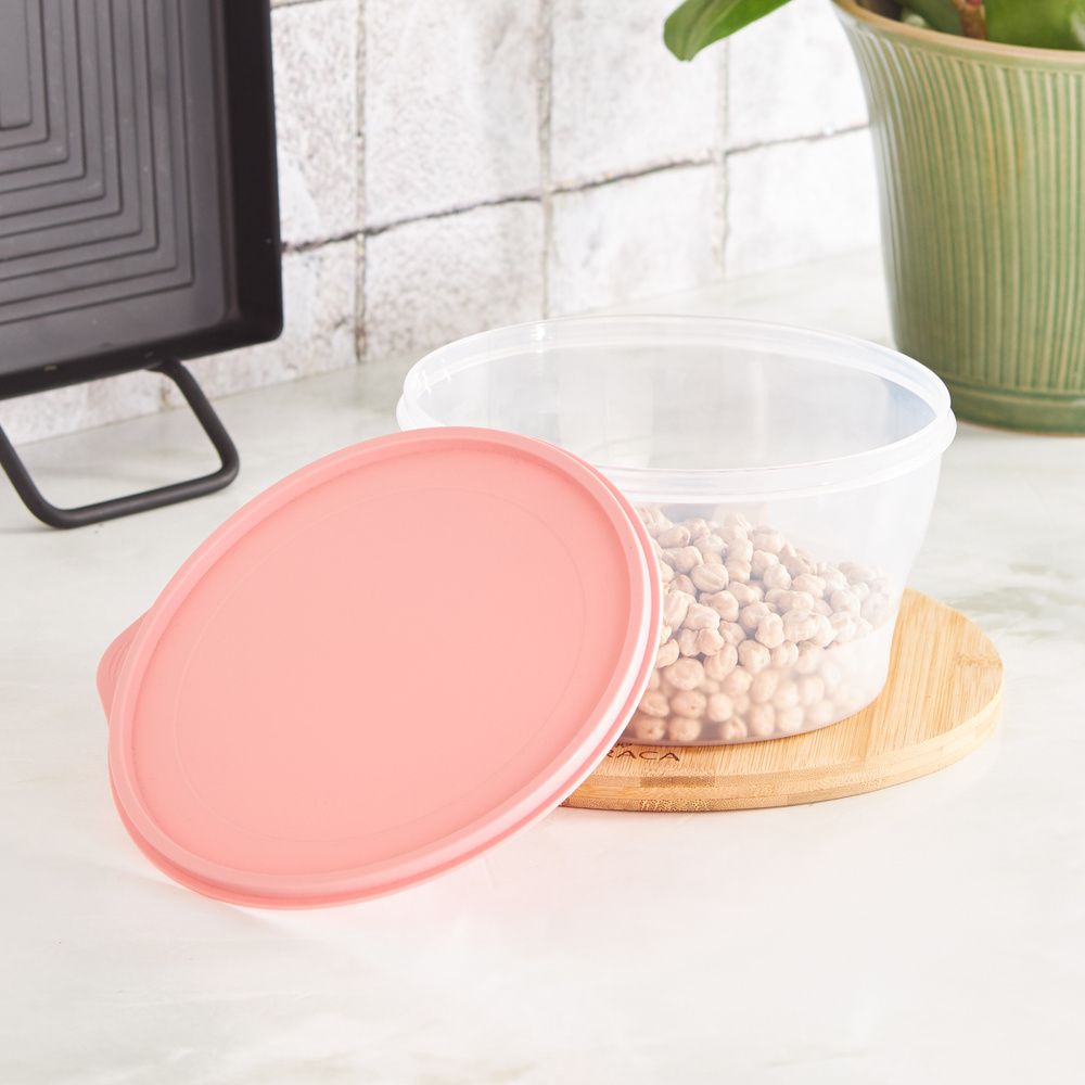 Karaca Forbs Sızdırmaz 2 Litre Pembe Saklama Kabı görseli 1