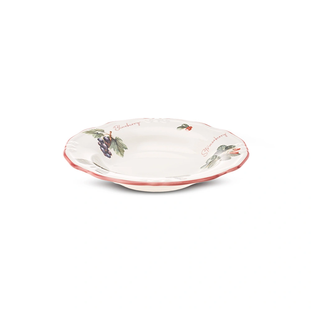 Karaca Cherry Çukur Tabak 24 cm görseli 4