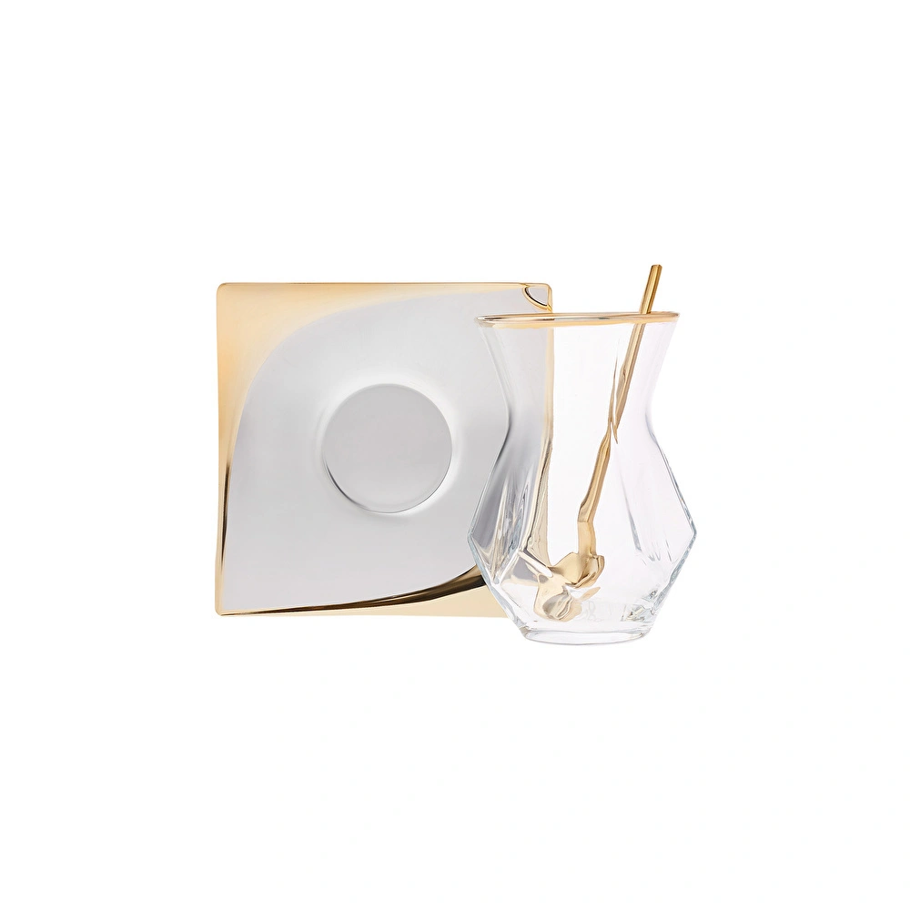 Karaca Gold Diamond 18 Parça Çay Seti görseli 2