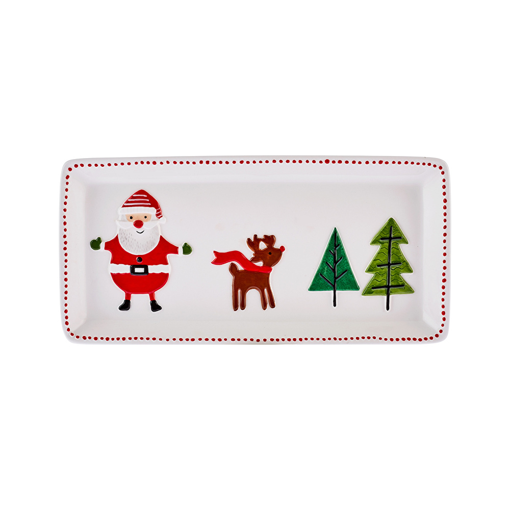 Karaca New Year Santa Sunum Tabağı 29 cm görseli 1