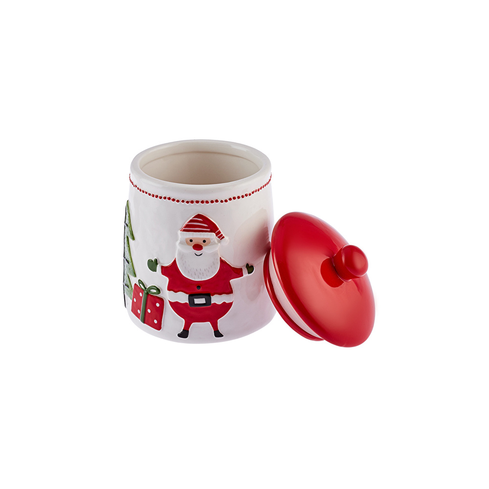 Karaca New Year Santa Saklama Kabı 18 cm görseli 2