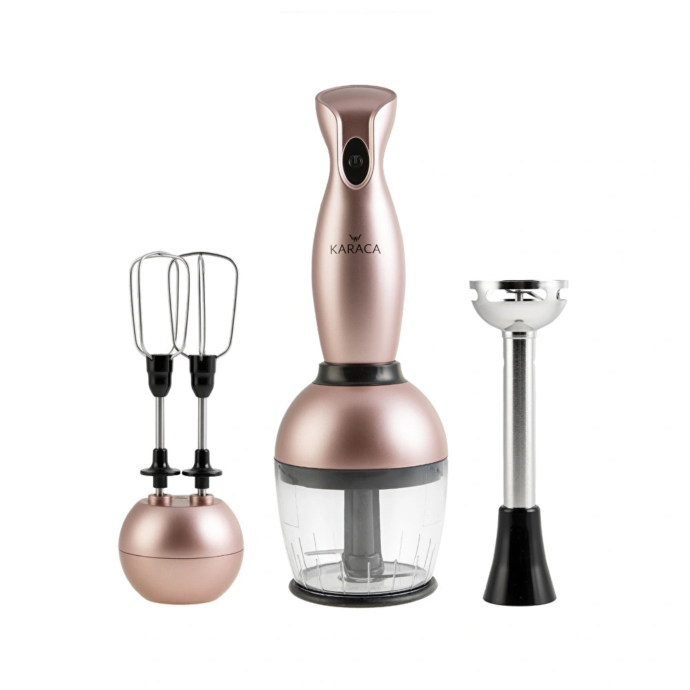 Karaca Pro-midi 3lü Blender Set Rosegold  görseli 1