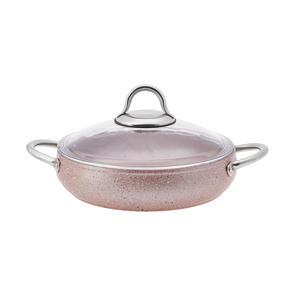Karaca Avanos Rose Gold Biogranit Pilav/Karnıyarık Tencere 30 cm görseli 3