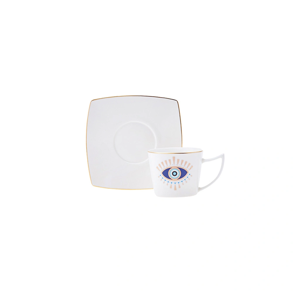 Karaca Eye 6 Kişilik Kahve Fincanı Takımı 80 ml görseli 7