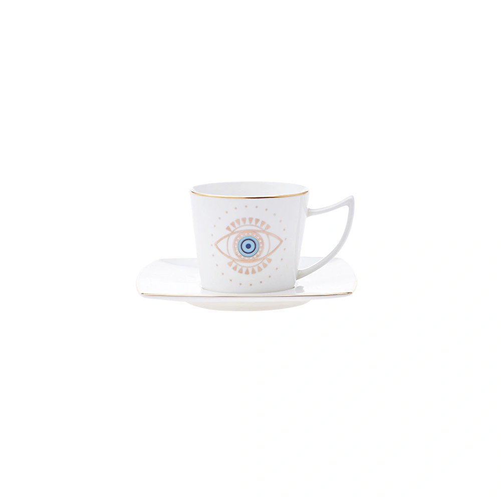 Karaca Eye 6 Kişilik Kahve Fincanı Takımı 80 ml görseli 11