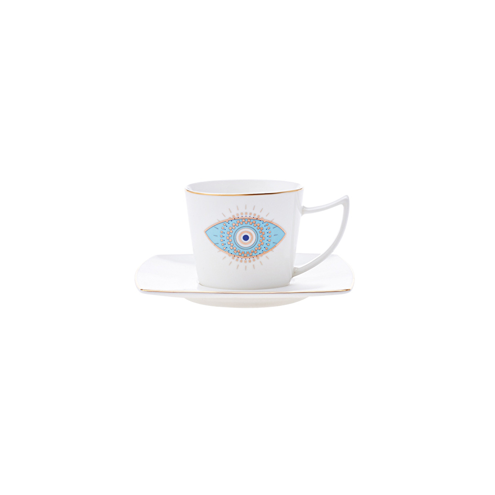 Karaca Eye 6 Kişilik Kahve Fincanı Takımı 80 ml görseli 12