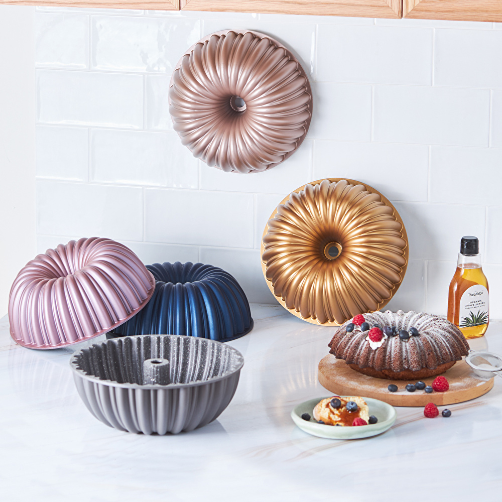 Karaca Cake Pro Dilimli Rosegold Döküm Kek Kalıbı thumbnail 9