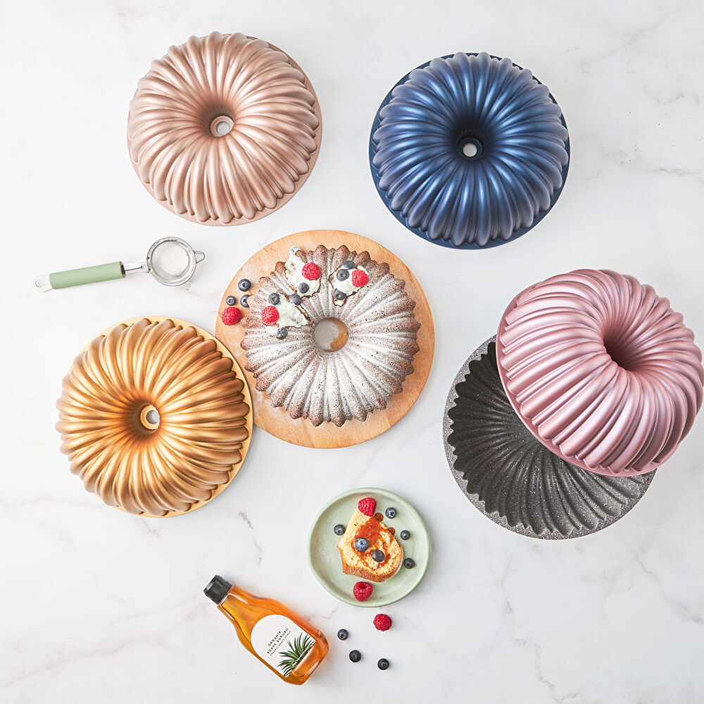 Karaca Cake Pro Dilimli Rosegold Döküm Kek Kalıbı thumbnail 10