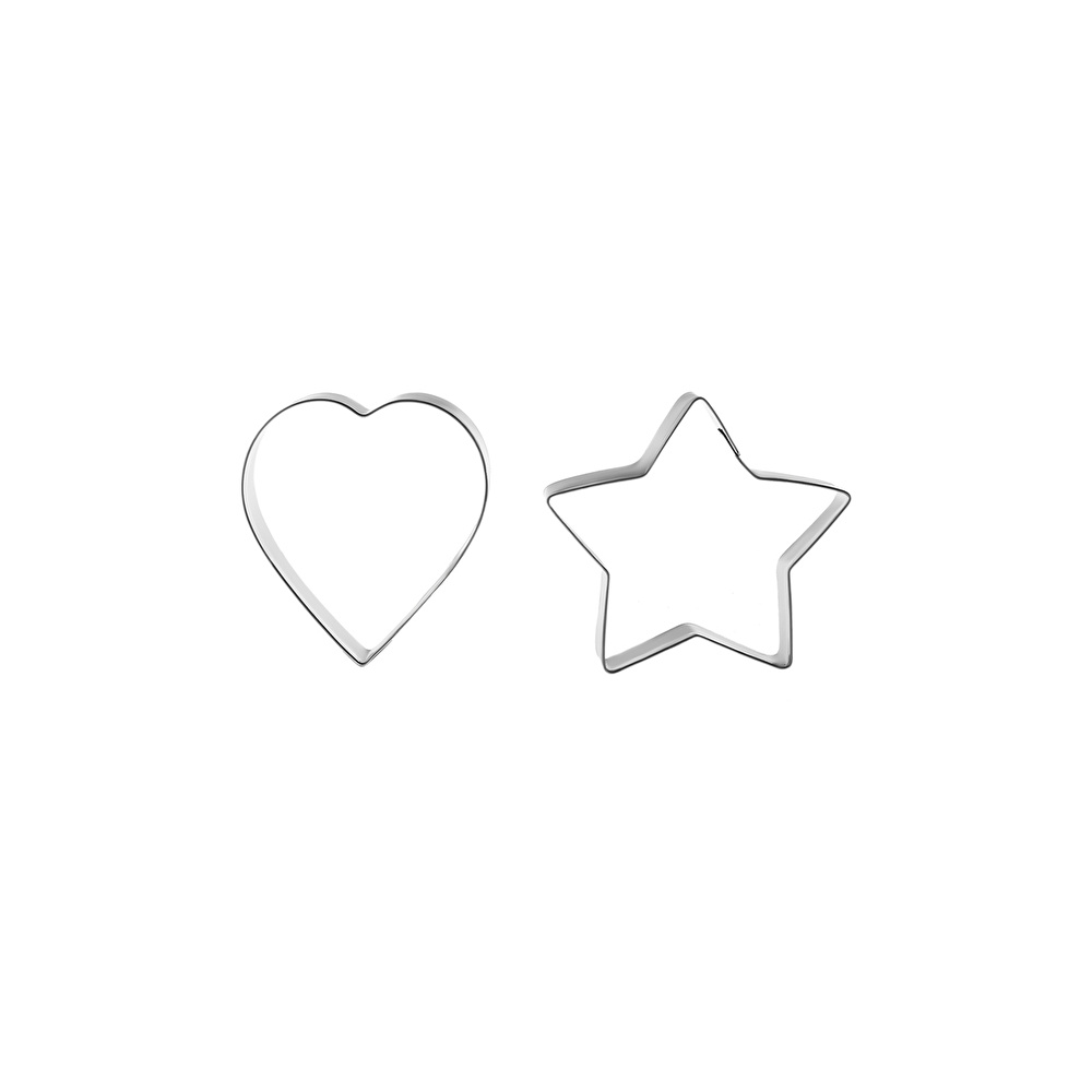 Karaca New Year Star Love 2 Parça Kurabiye Kalıbı görseli 2