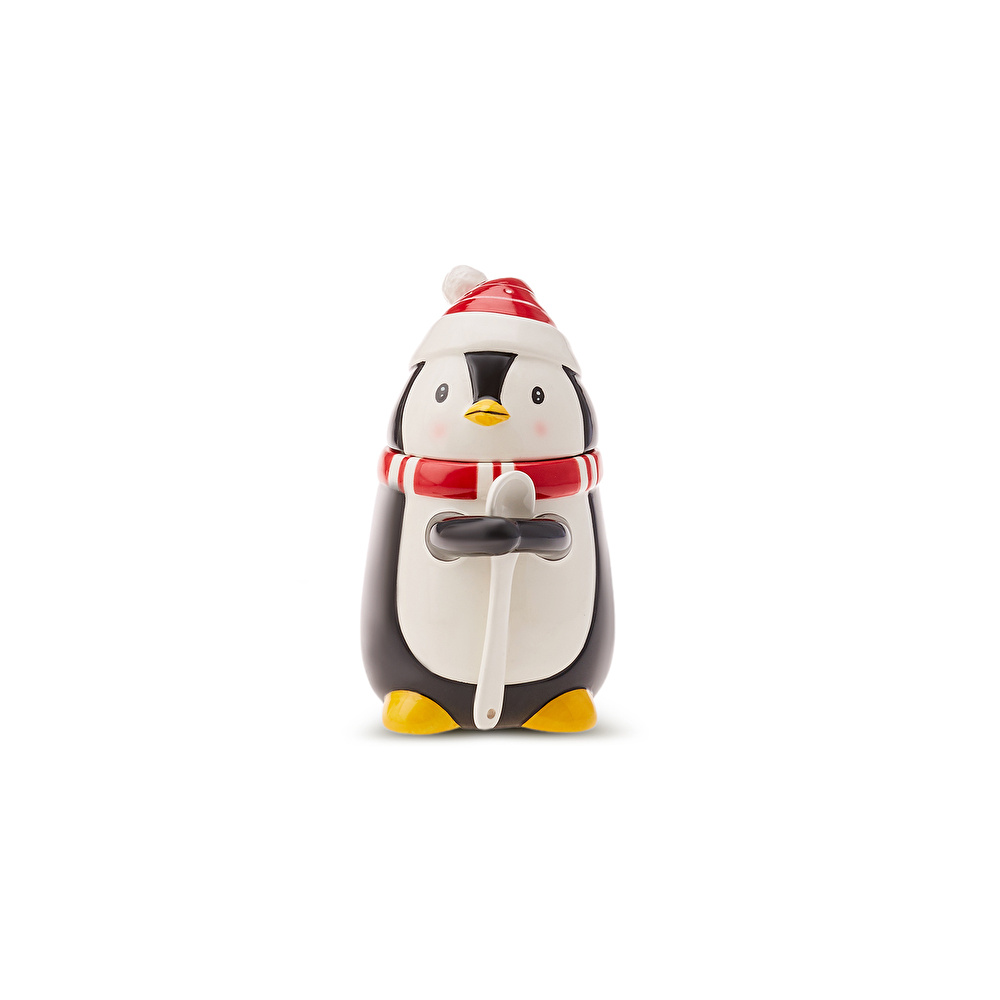 Karaca New Year Penguin Kaşıklı Kupa/Mug 350 ml görseli 1