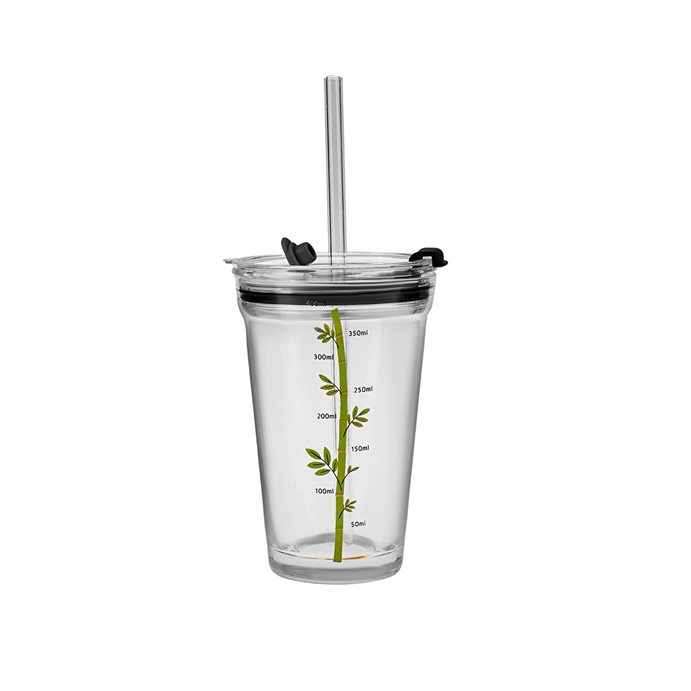 Karaca Green Life Pipetli Bardak 400 ml görseli 3