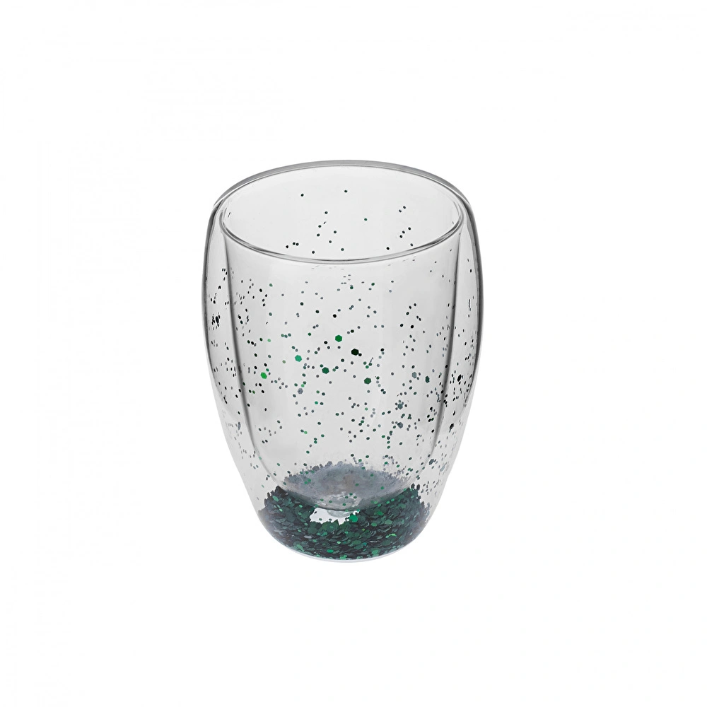 Karaca Pia Green Glitter Su Bardağı 350 ml görseli 2