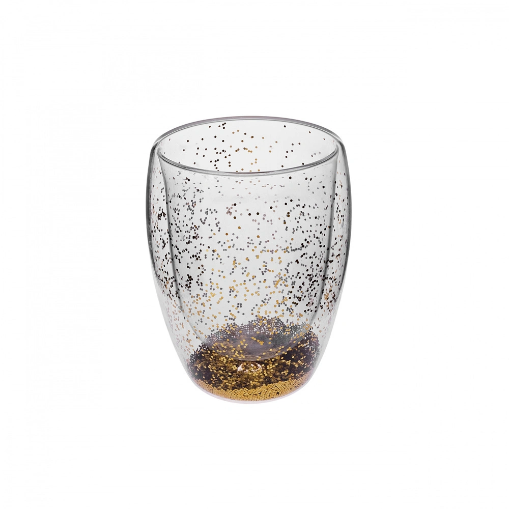 Karaca Pia Golden Glitter Su Bardağı 350 ml görseli 3