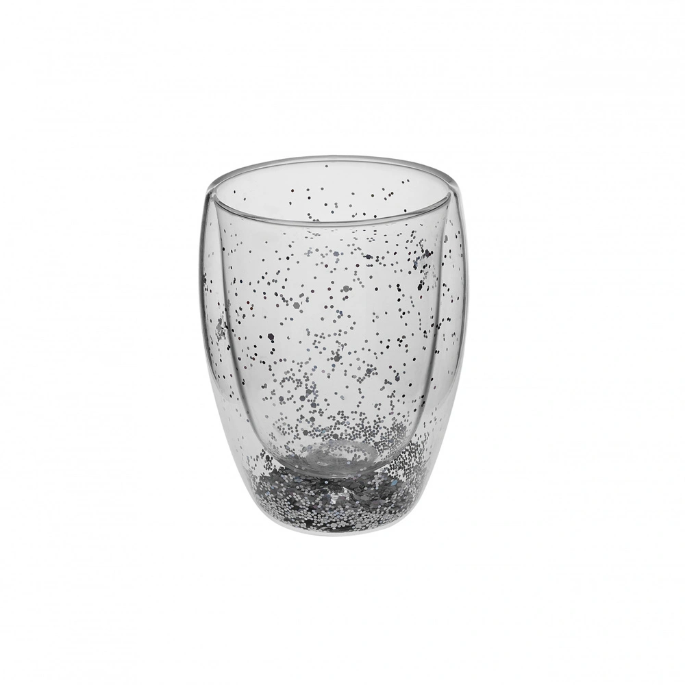 Karaca Pia Silver Glitter Su Bardağı 350 ml görseli 2