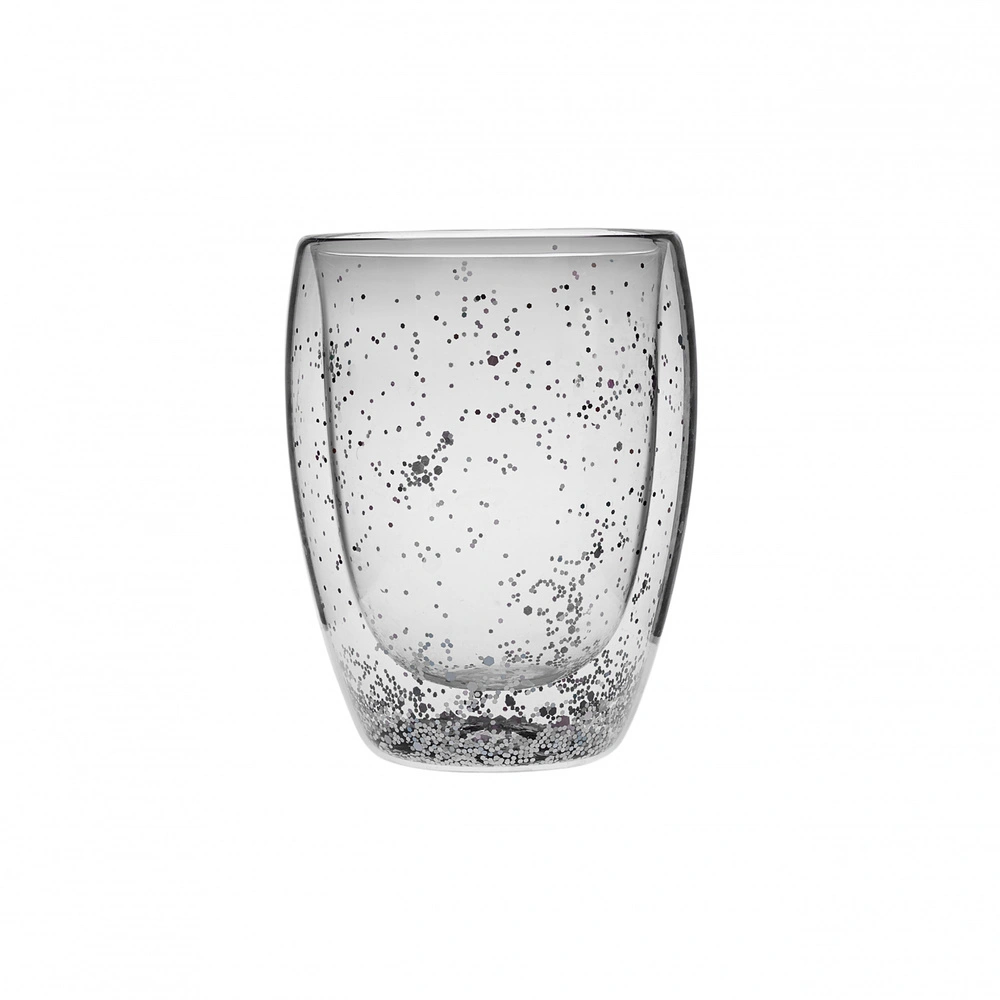 Karaca Pia Silver Glitter Su Bardağı 350 ml görseli 3