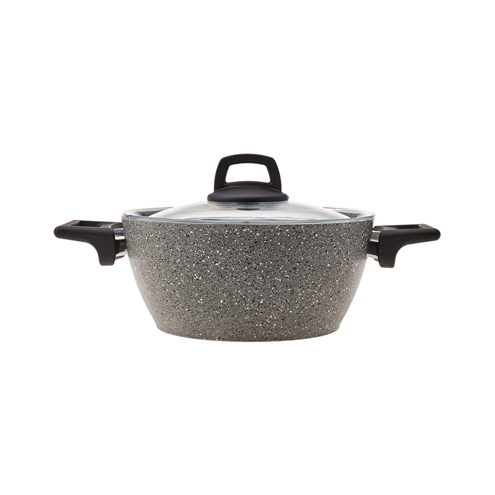 Karaca Biogranit Stella Grey 11 Parça Bıçak Seti Hediyeli Tencere Seti görseli 5