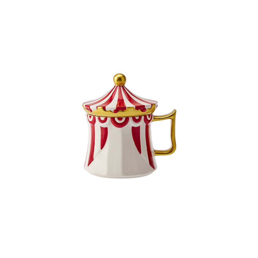 Karaca Circus Kapaklı Kupa 340 ml görseli 1