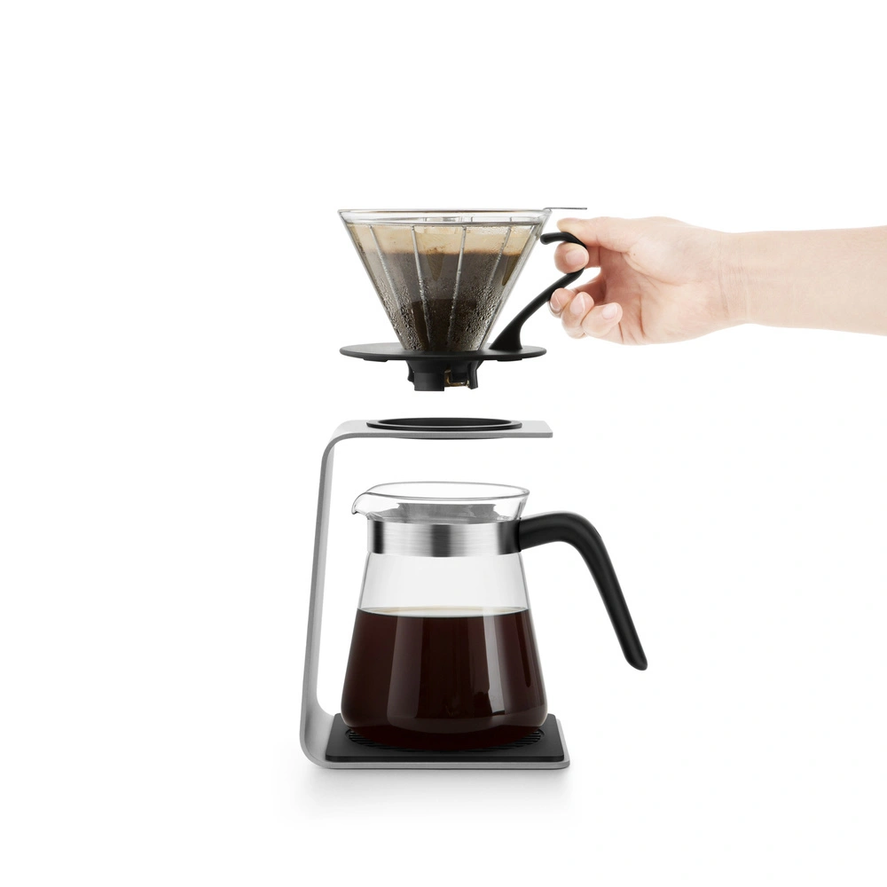 Karaca Brewy Coffee Standlı Borosilikat Cam Kahve Demleme Seti 600 ml görseli 5