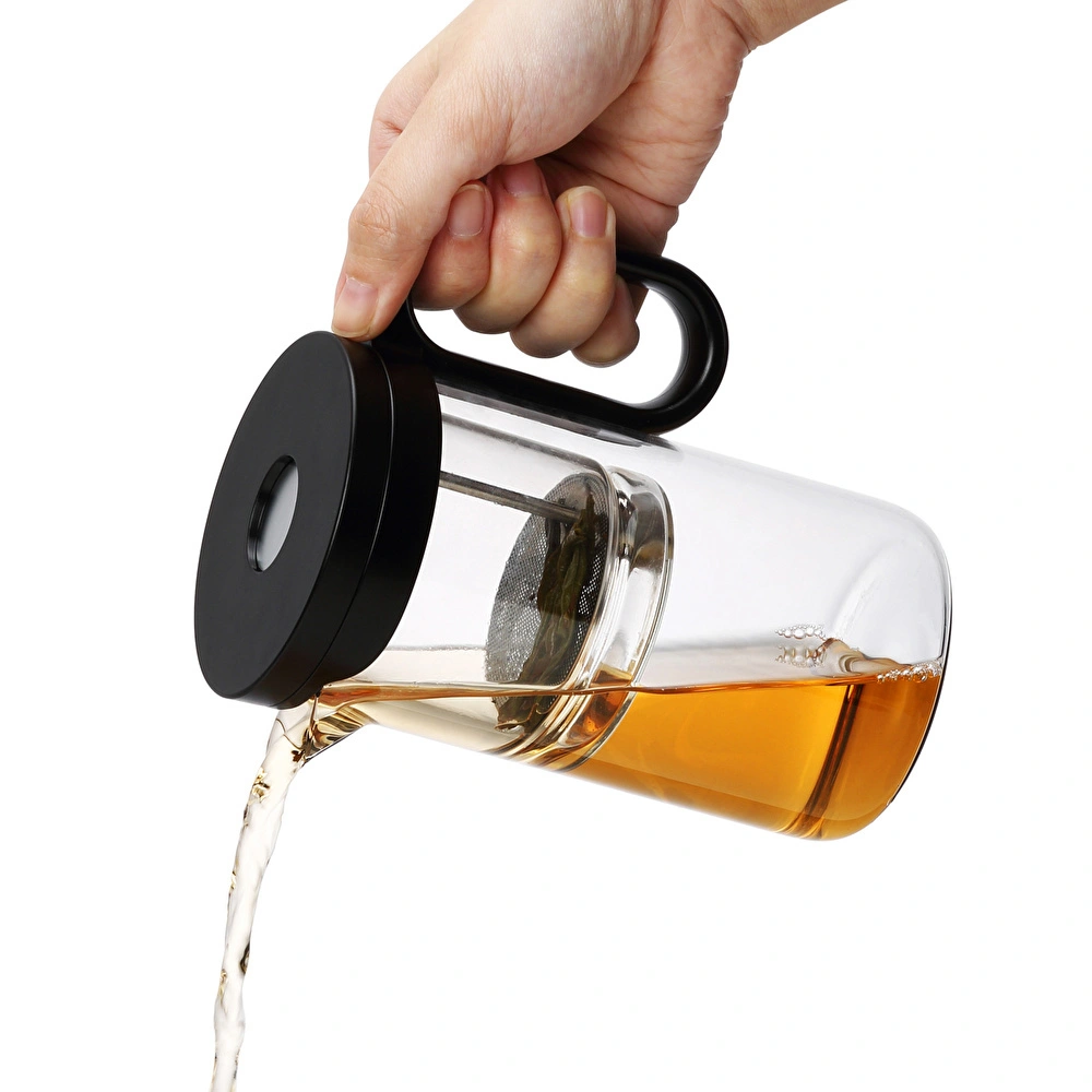 Karaca Brewy Tea Borosilikat Cam French Press 500 ml görseli 8