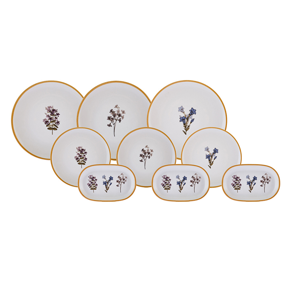 Karaca June Stoneware 18 Parça 6 Kişilik Kahvaltı/Servis Takımı görseli 13