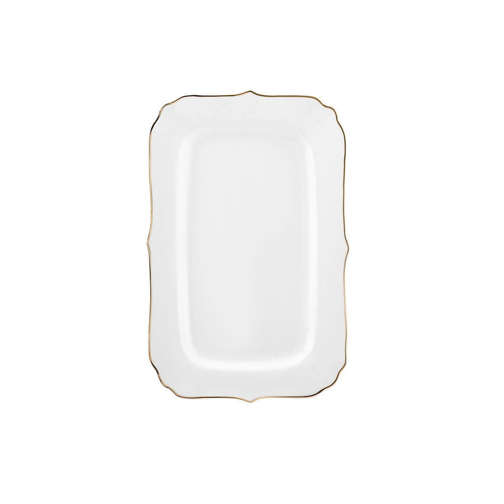 Karaca Daisy Gold Wave Shape Kayıklı 27 Parça 6 Kişilik Porselen Yemek Takımı görseli 19