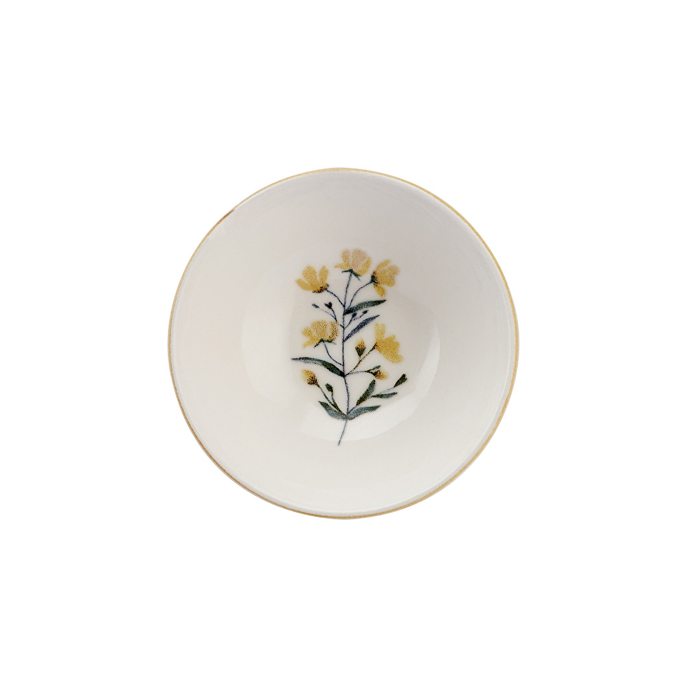 Karaca Botanica Sarı Çiçekli Çerezlik 10 cm görseli 1