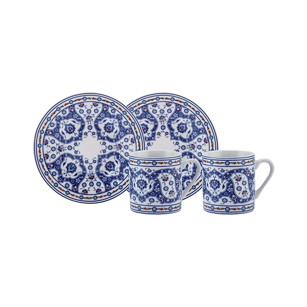 Karaca Gülhane 2 Kişilik Kahve Fincan Takımı 80 ml görseli 3