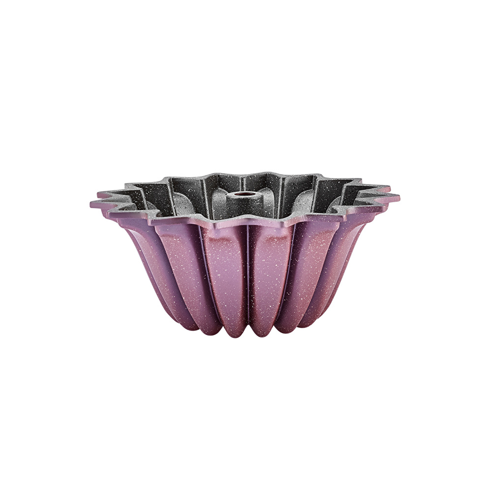 Karaca Flower Pembe Döküm Kek Kalıbı 25 cm görseli 2