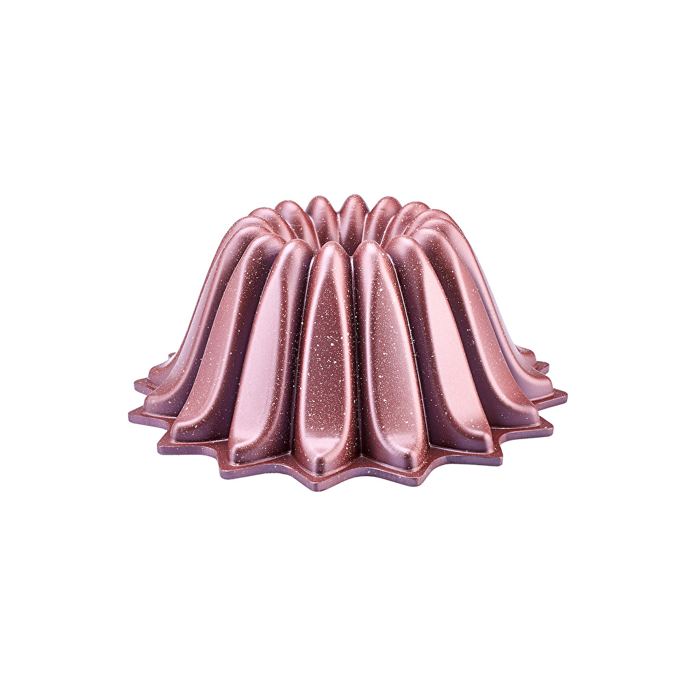 Karaca Flower Pembe Döküm Kek Kalıbı 25 cm görseli 1