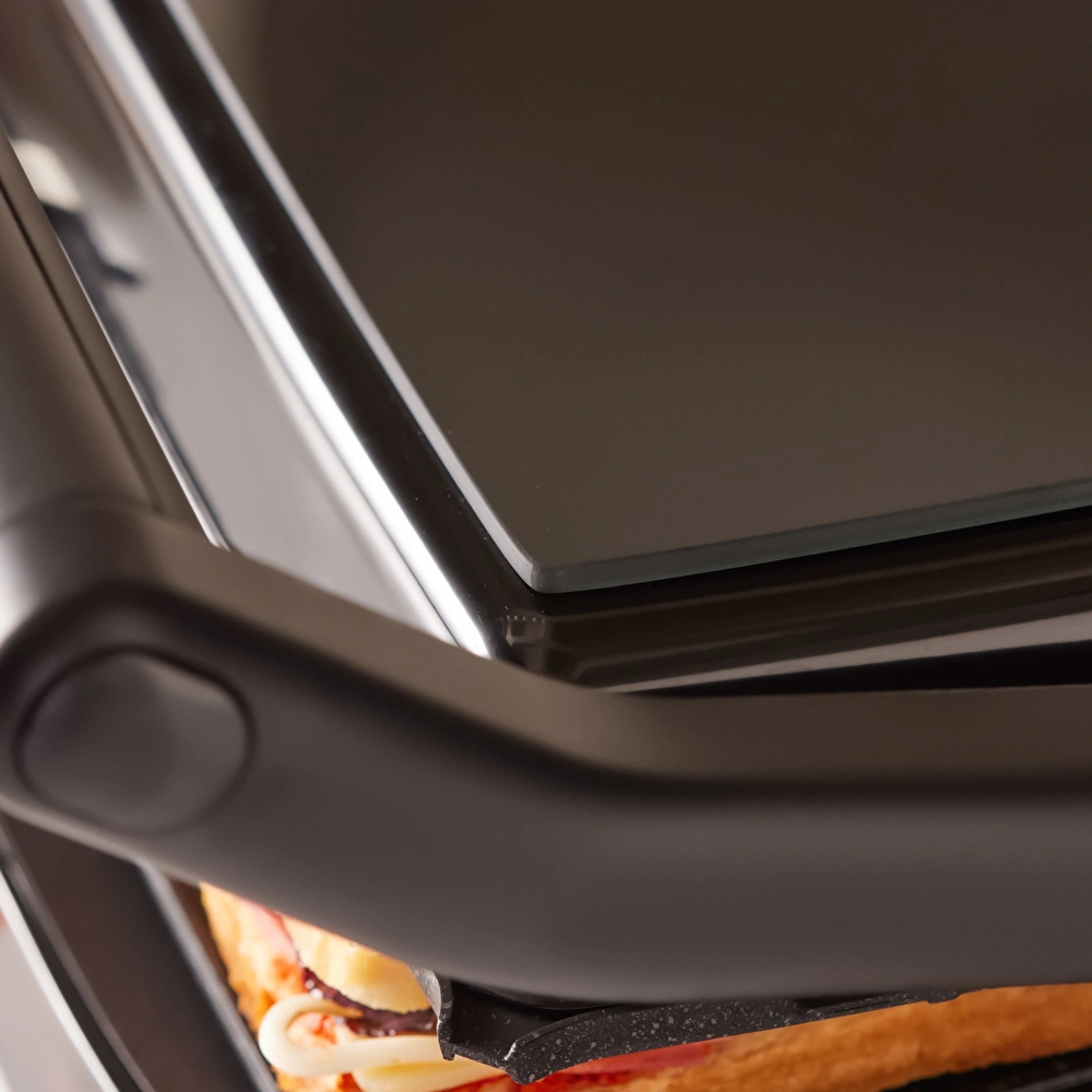 Karaca Gastro Grill Glass Premium 2400W Tost ve Izgara Makinesi Mat Siyah görseli 6