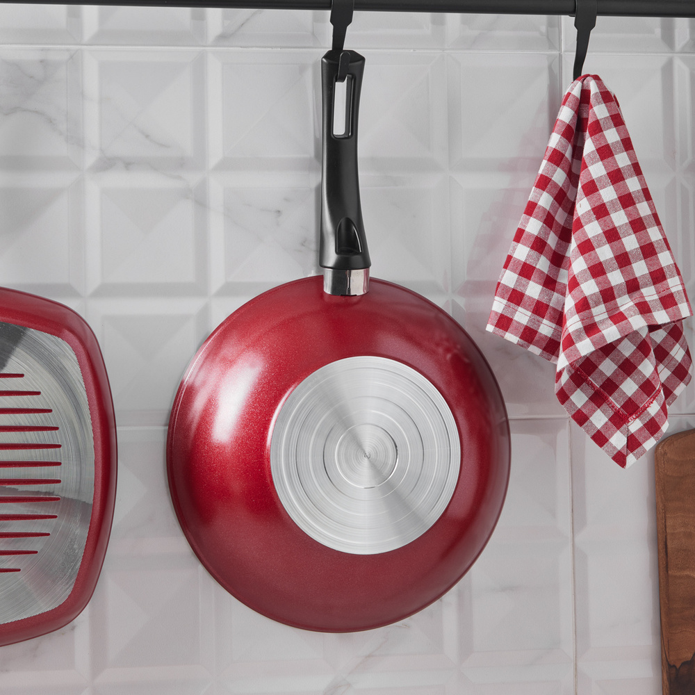 Karaca Biodiamond Cherry Wok Tava 28 cm görseli 2