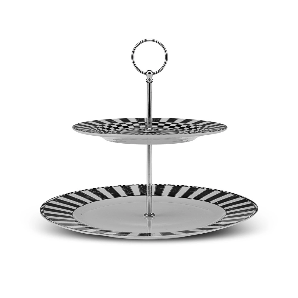 Karaca Damalı Katlı Kurabiyelik 27 cm görseli 2