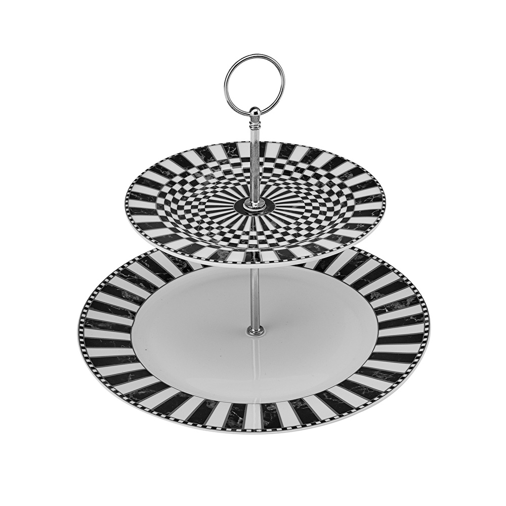 Karaca Damalı Katlı Kurabiyelik 27 cm görseli 3